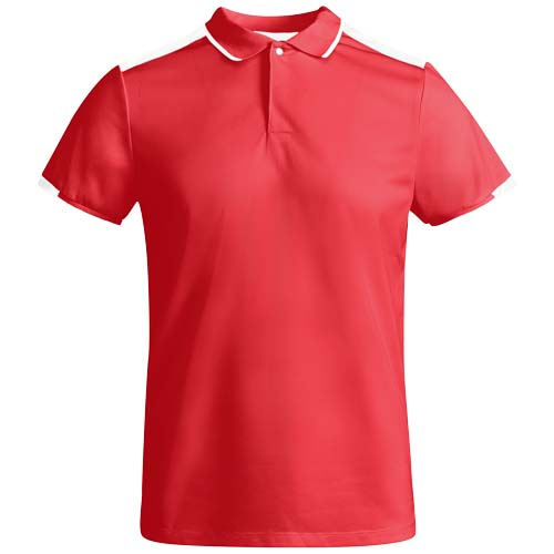 Polo sport pour homme à personnaliser Tamil ROLY Rouge / Blanc